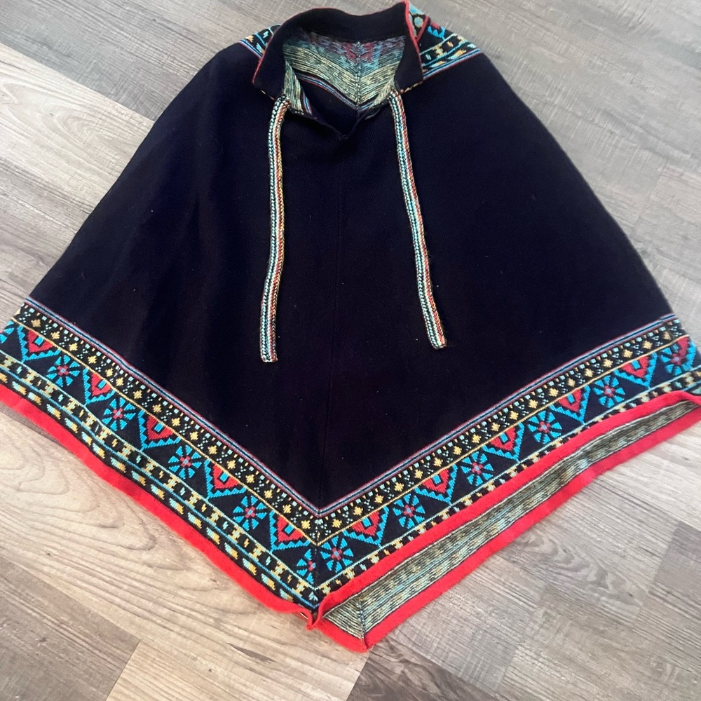 Vintage poncho top